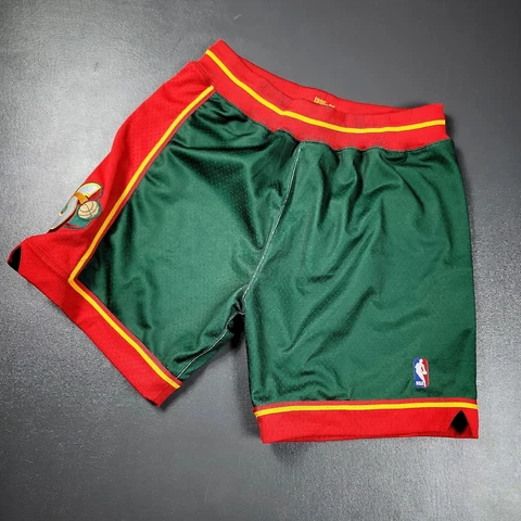 100% Authentic Mitchell & Ness 95 96 Supersonics Shorts Size 48 XL - kemp payton Cover