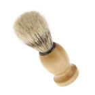 Barber Salon Home Hair Shave Shaving Razor Brush Wooden Handle Tool