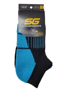 Gold Toe Boy Low Cut Socks 2 Pairs fit Shoe Size 9-2.5 - Picture 1 of 6
