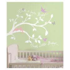 WHITE TREE BRANCHES WALL DECALS Girl or Boy Nursery Stickers Baby Room Decor