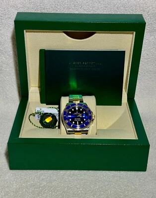 Rolex Submariner Date 41 mm esfera azul dos tonos 126613LB Foto 1 de 4