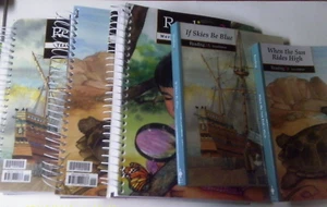 5 pc. SET BJU 2ND GRADE READING - IF SKIES BE BLUE/WHEN THE SUN RIDES HI- 2ND ED - Picture 1 of 4