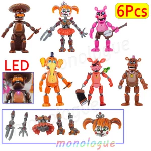 Five Nights At Freddy's FNAF Pizzeria Simulator Action Figures 6Pc Toy Kids Gift - Picture 1 of 6