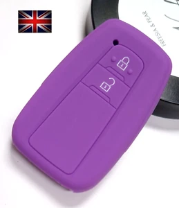 Silicone Remote Key Cover For Toyota CHR C-HR Prius 2017- Fob Case 2 Button 12 - Picture 1 of 4