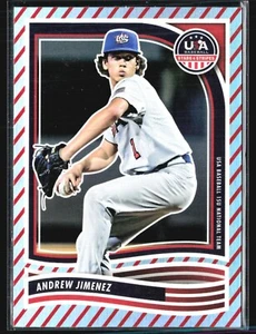 2024 Panini Stars and Stripes - Andrew Jimenez #52 Red /199 (RC) - Picture 1 of 2