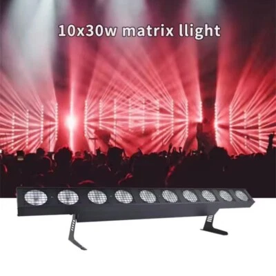 Stage Bar KTV 10*30W COB LED Pixel Bar Light 10 Eye 30W Blinder Bar Matrix Light - Image 1 of 4