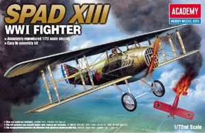 WWI Spad XIII with Fighter 1:72 Plastic Model Kit ACADEMY - Imagen 1 de 1