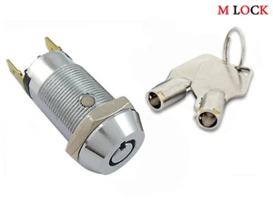 LOF OF 5 llaves interruptor bloqueo tubular apagado garaje alarma segura llave similar 2304-1 - Imagen 1 de 2