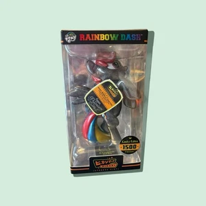 Funko Hikari My Little Pony Rainbow Dash Black Glitter Vinyl Figure HTF - Picture 1 of 6