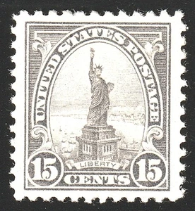 566 ( 15c Liberty - Perf 11 ) - JUMBO GEM - BREATHTAKING STAMP - MUST SEE !! - Picture 1 of 2