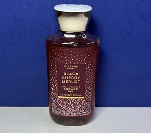 Bath & Body Works Discontinued Black Cherry Merlot Shower Gel w/Shea & Vitamin E - Imagen 1 de 7