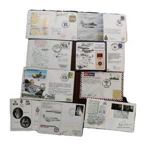 Sammlung signierter Luftfahrtbriefe - VE Day BAC 1-11 Falklandinseln ect... - Bild 1 von 1