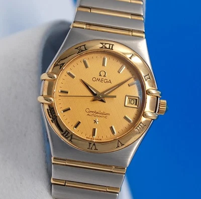 Reloj Omega Constellation SS de oro de 18 quilates para dama - Automático raro - 27 mm - 1292,10 Foto 1 de 4