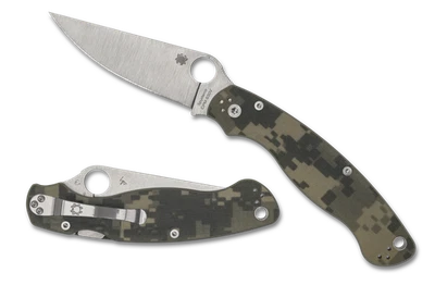 Cuchillo de bolsillo Spyderco Knives Military 2 C36GPCMO2 Camuflado G-10 S30V Acero inoxidable Foto 1 de 3