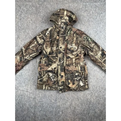 Game Winner Hunting Jacket Youth Small Brown Insulated Camouflage Hooded Outdoor - Image 1 of 4