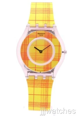 Новый Swiss Swatch огня MADRAS 01 силиконовый женщин кожи часы 34 мм SSO8Z105 $135 - Изображение 1 из 4