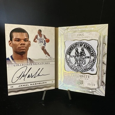 2012-13 Exquisite Collection - Jamal Mashburn Folleto Parche Automático/99 Foto 1 de 4