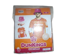 THE DUNKIN, DUNKINGS CUSTOME IN SMALL/MEDIUM HAT, SHIRT, BRILLE NEU - Bild 1 von 2