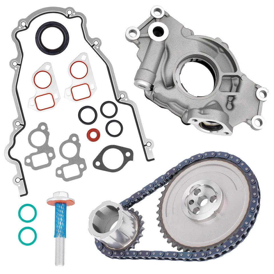 Kit de cadena de distribución de bomba de aceite de alto volumen M295HV para Chevrolet GMC LS 4,8 L 5,3 L 6,0 L Foto 1 de 4