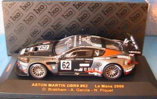 ASTON MARTIN DBR9 #62 2006 24 H DEL MANS IXO LMM088 1/43 BRABHAM GARCIA PIQUET - Immagine 1 di 1