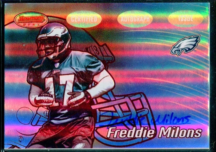 2002 Bowman's Best Red #134 Freddie Milons Autograph Rookie Card RC Auto  /199   - Image 1 of 1