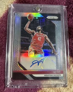 2018-19 Panini Prizm Nene Silver Prizm Auto Autograph #S-NNE Rockets🔥 - Picture 1 of 4