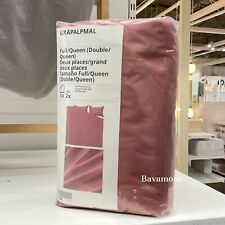 Ikea GRAPALPMAL Duvet cover and pillowcases, Full/Queen pink 3- Pieces NEW