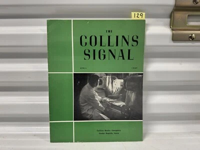 The Collins Signals January 1947 Manual Book Manual VHF Navigation - Image 1 of 4