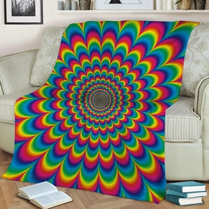 New Psychodelic Throw Blanket - Picture 1 of 1