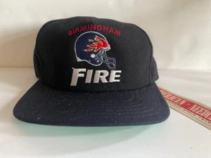 Vintage WLAF Birmingham Feuerwehrmütze/Mütze Neu mit Etikett. World League of American Football - Bild 1 von 4