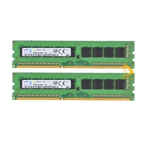 SAMSUNG 2X 8 GB PC3L-12800E DDR3-1600Mhz ECC UDIMM Memory RAM M391B1G73BH0-YK0/= - Bild 1 von 9