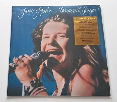Janis Joplin - Farewell Song 2023 LTD MOV Numbered Red/White Vinyl LP *Sealed* - Image 1 of 2
