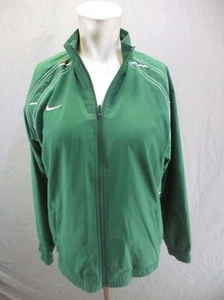 Nike DRI-FIT Size XL(18/20)Boys Green Full Zip Stand Collar Athletic Jacket 617 - Picture 1 of 11