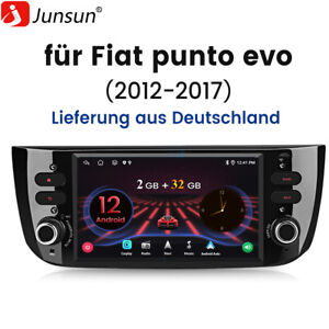 Android 12 Autoradio Carplay Für Fiat Grande Punto EVO 199 Linea 2012-2017 Navi