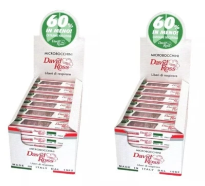 720 Microbocchini David Ross PER Sigarette REGULAR 8mm 72 astucci riutilizzabili - Immagine 1 di 2