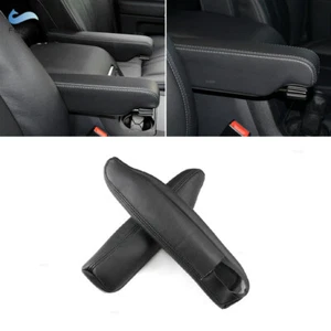 Cubierta de mango de asiento de cuero izquierdo y derecho para RANGE ROVER SPORT 05-13 NEGRA - Imagen 1 de 6