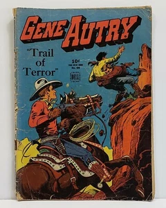 Cómic Dell cuatro colores #66 Gene Autry Trail of Terror - Western vaquero cantando - Imagen 1 de 7