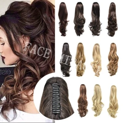 Челюстной коготь хвост толстая клипса в хвосты волос изделие волос расширение как человеческий Hai - Изображение 1 из 4