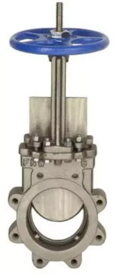FNW 61B 4" Ductile Iron and 316L Stainless Steel Flanged Knife Gate Valve FNW61B - Image 1 of 4