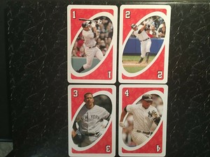 Alex Rodriguez Lot of Uno Card FOUR LIMITED EDITION 2007 NY YANKEES Lot E Mattel