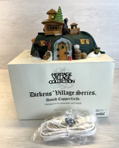 Department 56 Dickens Village David Copperfield Peggotty's Seaside Cottage 1989 - Picture 1 of 11