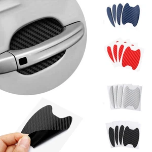 4Pcs Car Door Handle Protector Films Anti Scratch Bowl Sticker Car Accessories - Imagen 1 de 12