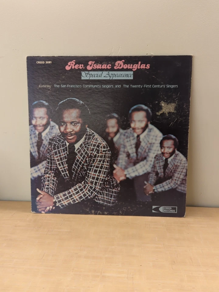 1977 REV ISAAC DOUGLAS Special Appearance LP Creed 3081 Gospel Foto 1 de 4