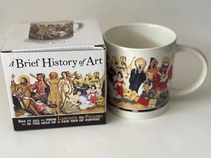 A Brief History of Art Coffee Mug 2015 The Unemployed Philosophers Guild ART NEW - Picture 1 of 5