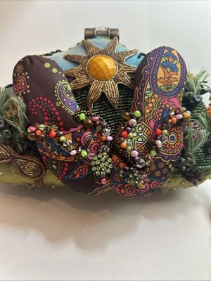 Mary Frances Tropical Verano Chanclas Bolso Cartera ¡De colección! Foto 1 de 4