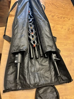 Soporte de telón de fondo de alta resistencia EMART 10 x 12 pies estudio fotográfico video ajustable para fotos... Foto 1 de 4