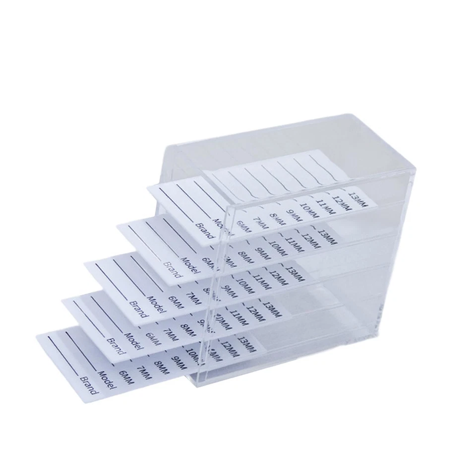 Caja de almacenamiento de pestañas soporte de maquillaje acrílico irrompible resistente profesional Foto 1 de 1