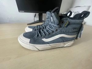 Vans Men's Sk8-Hi MTE-2 Utility Blue Multi Waterproof Boots Size 8 New - Picture 1 of 8