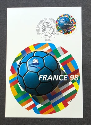 France 1998 World Cup Soccer Championships, France Sc#2628 FDC - Image 1 of 2