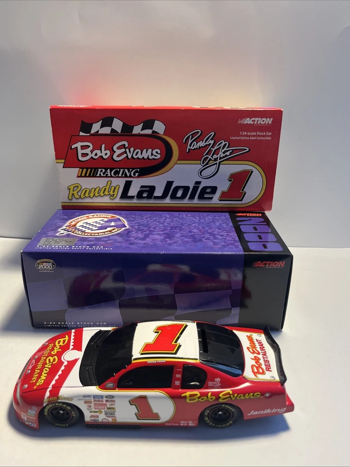 OB Bob Evans Racing Randy Lahore #1 Acción Escala 1:24 Stock Car NASCAR Die-Cast Foto 1 de 4